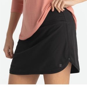 Free Fly Bamboo Lined Breeze Skort Size M in Black